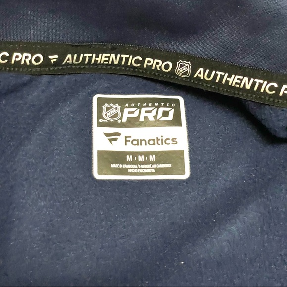 New York Rangers Fanatics Pro Jacket NHL  Men's Navy Size M - Picture 10 of 11